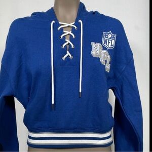 NFL Blue Lace-Up Women's Hoodie